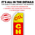Oil Change (Red & Yellow) Super Flag