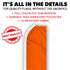 Orange Solid Color Super Flag
