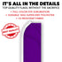 Purple Solid Color Super Flag