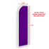 Purple Solid Color Super Flag