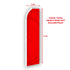 Red Solid Color Super Flag