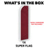 Burgundy Solid Color Super Flag