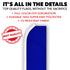 Blue Solid Color Super Flag