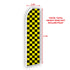 Yellow & Black Checkered Super Flag