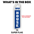 Open House (Blue & White) Super Flag