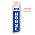 Open House (Blue & White) Super Flag