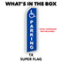 Handicapped Parking Super Flag