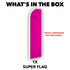 Magenta Solid Color Super Flag