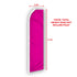Magenta Solid Color Super Flag