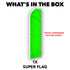 Neon Green Solid Color Super Flag