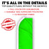Neon Green Solid Color Super Flag