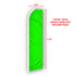 Neon Green Solid Color Super Flag