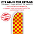 Red & Yellow Checkered Super Flag
