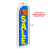 Red Tag Sale Blue Super Flag