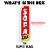 Sofa Sale (Red & Yellow) Super Flag