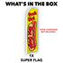 Hot Dogs Super Flag