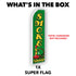 Smoke Shop (Green) Super Flag
