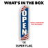 Open (Patriotic) Super Flag