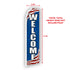 Welcome (Patriotic) Super Flag