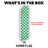 Green & White Checkered Super Flag