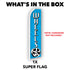 Wheels (Blue) Super Flag