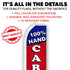 100% Hand Car Wash Super Flag