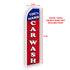 100% Hand Car Wash Super Flag