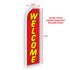 Welcome (Red & Yellow) Super Flag