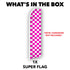 Pink & White Checkered Super Flag