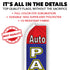 Auto Parts (Red & Blue) Super Flag