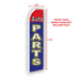 Auto Parts (Red & Blue) Super Flag