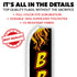 BBQ (Black) Super Flag