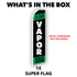 Vapor (Green & Black) Super Flag
