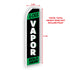 Vapor (Green & Black) Super Flag