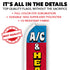 A/C & Heating Services Super Flag