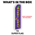 Mardi Gras Super Flag