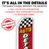Auto Detailing (Red Checkered) Super Flag