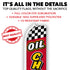 Oil Change (Red Checkered) Super Flag