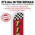Tires (Red Checkered) Super Flag