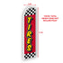 Tires (Red Checkered) Super Flag