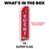 Sushi (Solid Red) Super Flag