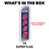Now Open (Blue & White) Super Flag