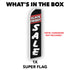 Black Friday Sale Super Flag