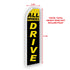 All Wheel Drive (Black & Yellow) Super Flag