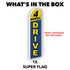 4 Wheel Drive (Blue & Yellow) Super Flag