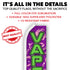 Vape Shop (Purple & Green) Super Flag