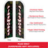 Fireworks (Black) Super Flag