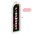 Fireworks (Black) Super Flag