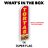 Tortas (Red & Yellow) Super Flag
