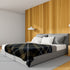 Black & Gold Plaid Soft Plush 50x60in Blanket